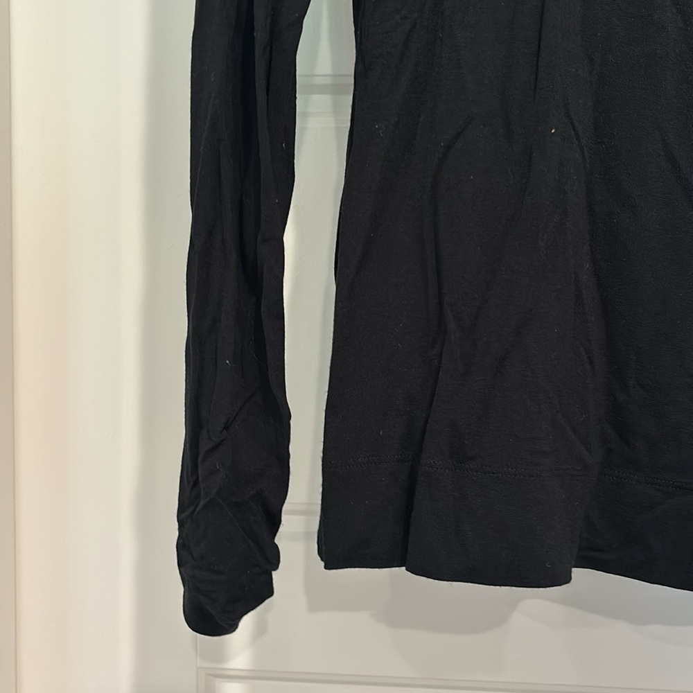 Lilly Pulitzer Black Turtleneck Top - Picture 3 of 3